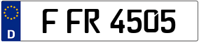 Truck License Plate
